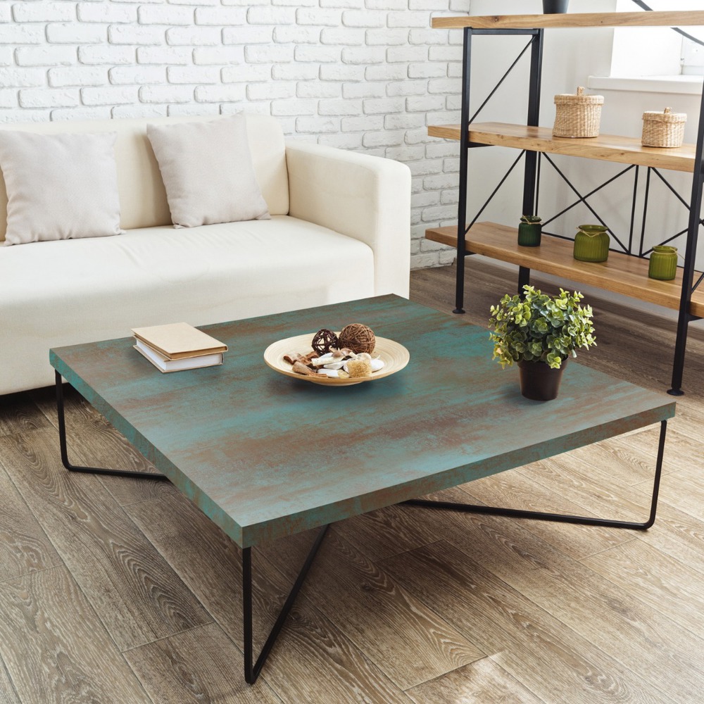 Folie autocolanta d-c-fix pentru mobilier model industrial otel oxidat