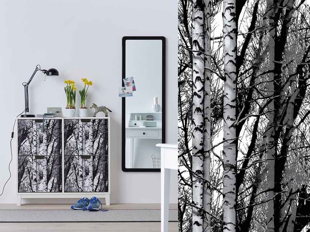 Folie autocolanta d-c-fix pentru mobilier model Mesteacan