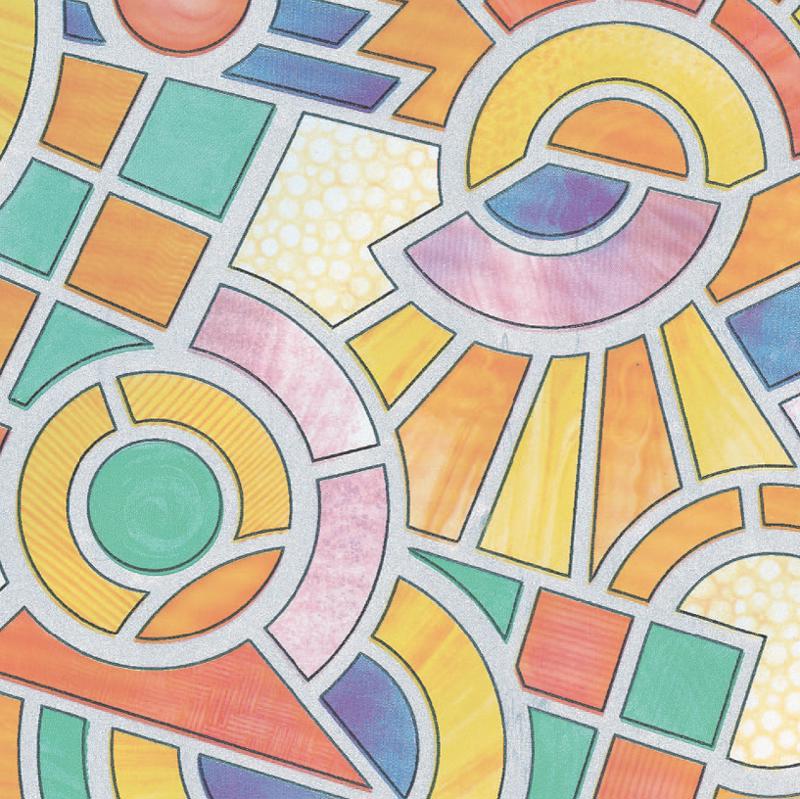 Folie autocolanta Venilia pentru geam model geometric Nancay 15mx67.5cm