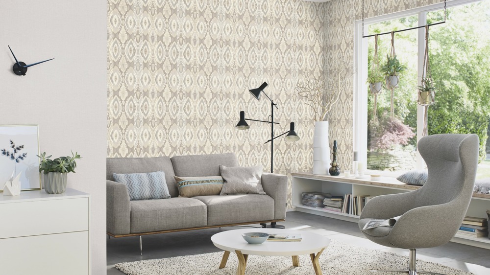 Tapet geometric Rasch colectia Barbara Home Collection III