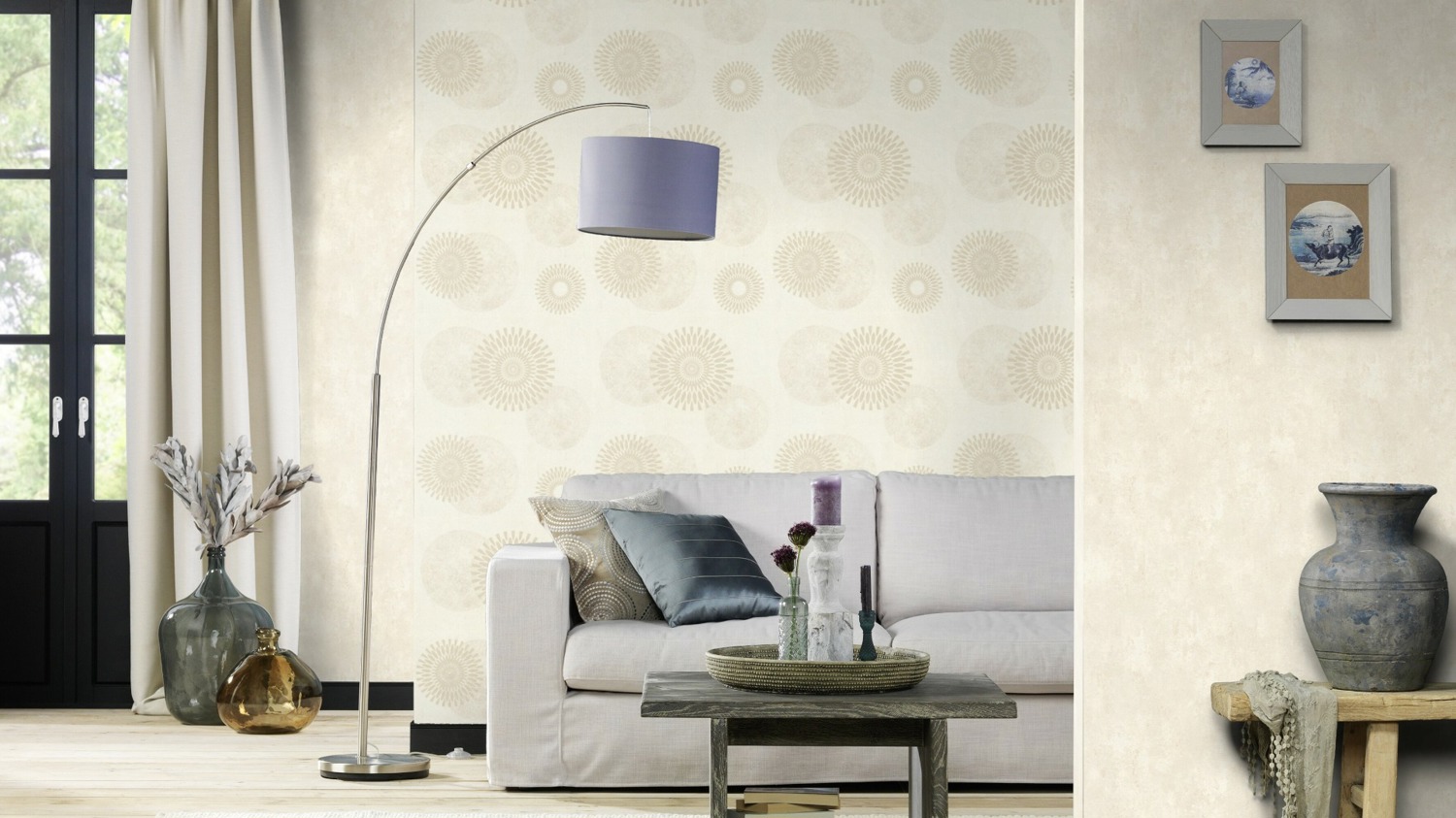 Tapet geometric Rasch colectia Timeout